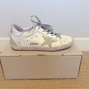 Golden Goose Superstar Leather Upper Suede Star, Size 38
